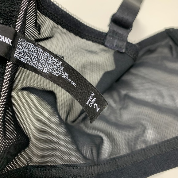 Torrid Curve Longline Bralette Plus Size 2X Black Floral Lace Underwire - Picture 8 of 8